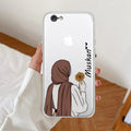 Personalized Hijab Girl Transparent Silicon Case V2 For iPhone 7 / iPhone 8 / iPhone Se 2020