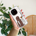 Personalized Hijab Girl Transparent Silicon Case V2 For iQOO 12 5G