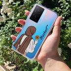 Personalized Hijab Girl Transparent Silicon Case V2 For iQOO Z7s 5G
