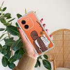 Personalized Hijab Girl Transparent Silicon Case V2 For Vivo Y75 4G