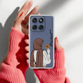Personalized Hijab Girl Transparent Silicon Case V2 For Motorola Edge 60 5G
