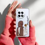 Personalized Hijab Girl Anti Yellow Case V2 For OnePlus 12R 5G