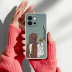 Personalized Hijab Girl Transparent Silicon Case V2 For OnePlus Nord 5 5G