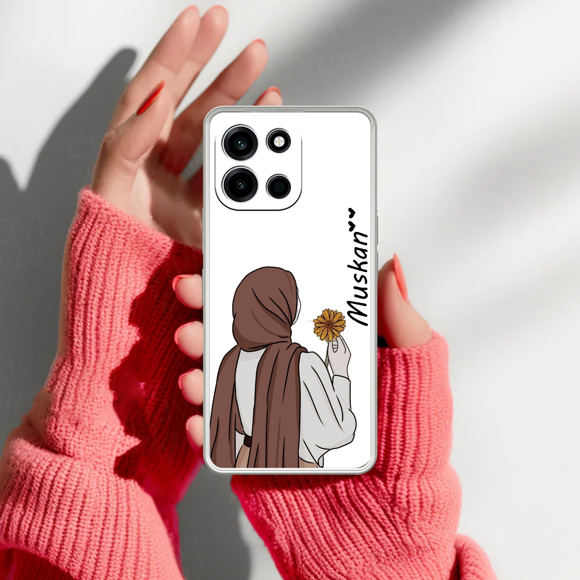Personalized Hijab Girl Anti Yellow Case V2 For OnePlus Nord 6 5G