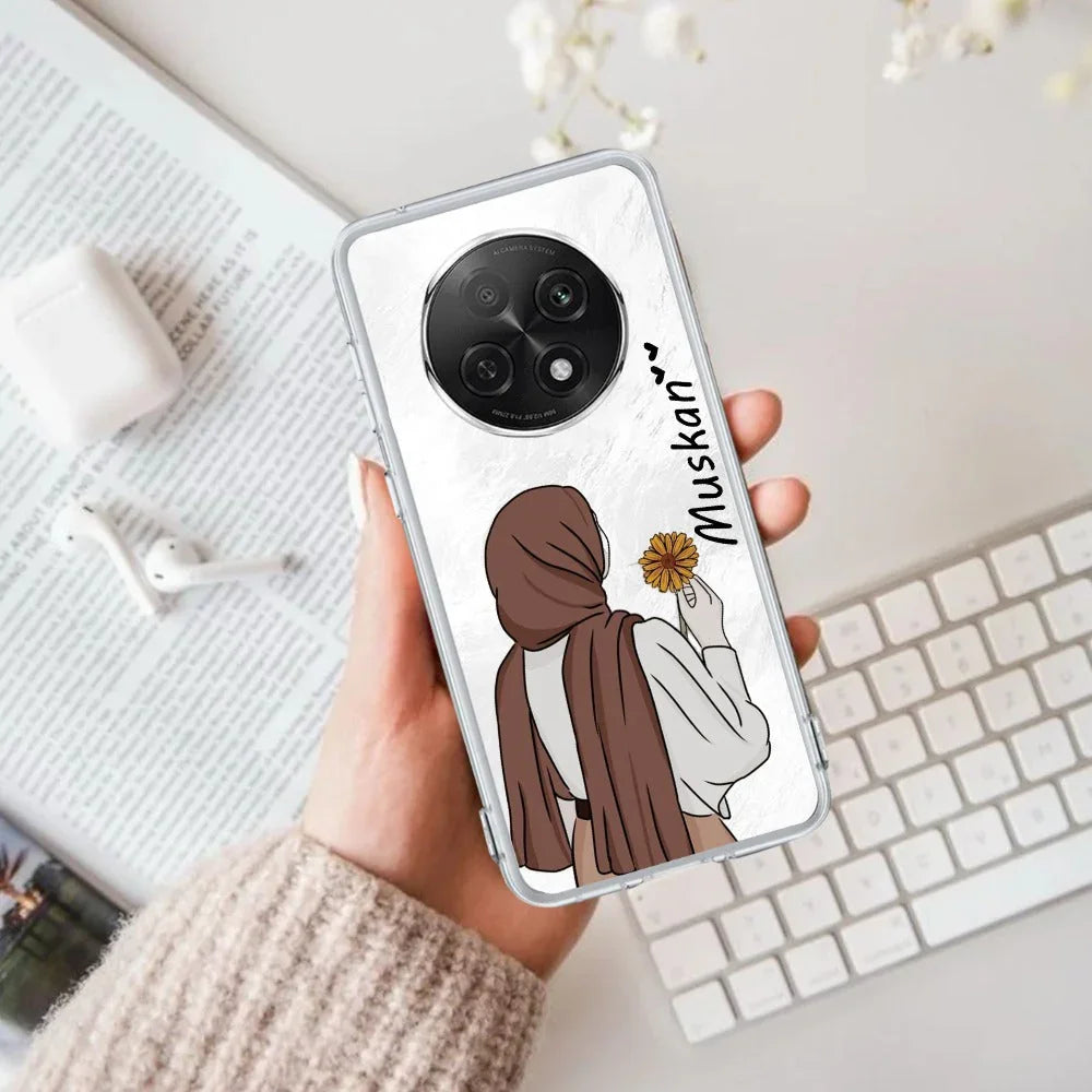 Personalized Hijab Girl Transparent Silicon Case V2 For Oppo - ShopOnCliQ
