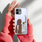 Personalized Hijab Girl Transparent Silicon Case V2 For Oppo A3 Pro 5G