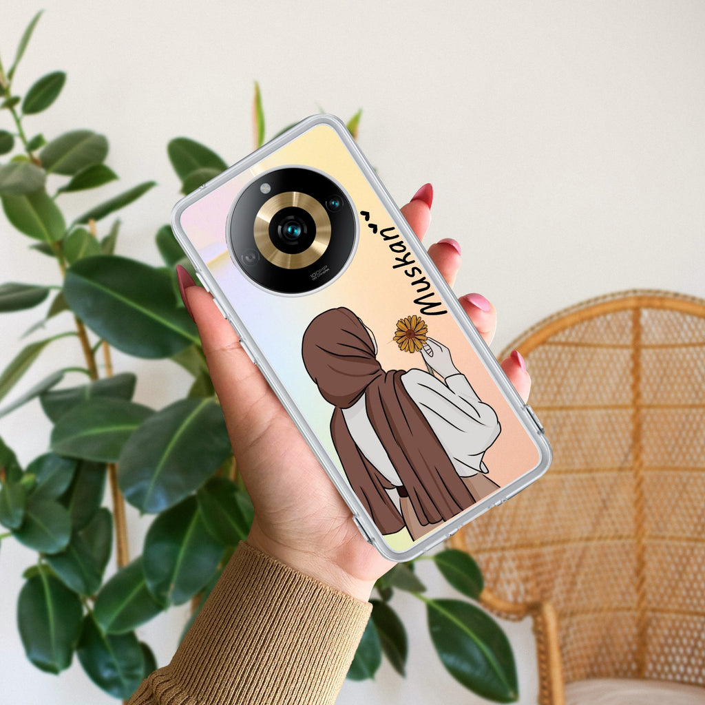 Personalized Hijab Girl Anti Yelllow Case V2 For Realme 11 Pro Plus 5G
