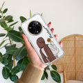 Personalized Hijab Girl Transparent Silicon Case V2 For Realme 14 Pro 5G