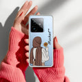 Personalized Hijab Girl Transparent Silicon Case V2 For Realme Narzo 70 5G