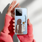 Personalized Hijab Girl Transparent Silicon Case V2 For Realme GT 7T 5G