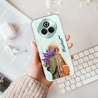 Personalized Hijab Girl Transparent Silicon Case For Realme 12X 5G
