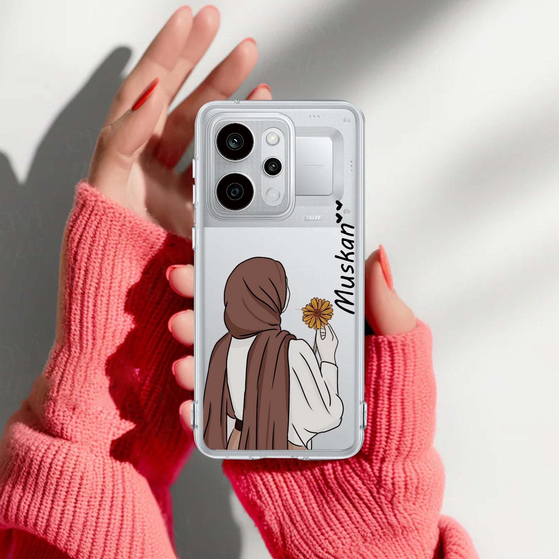 Personalized Hijab Girl Anti Yelllow Case V2 For Realme Narzo Power 5G