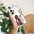Personalized Hijab Girl Transparent Silicon Case V2 For Redmi Note 13 Pro Plus 5G