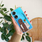 Personalized Hijab Girl Transparent Silicon Case V2 For Vivo T2 5G