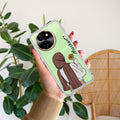 Personalized Hijab Girl Transparent Silicon Case V2 For Vivo T3X 5G