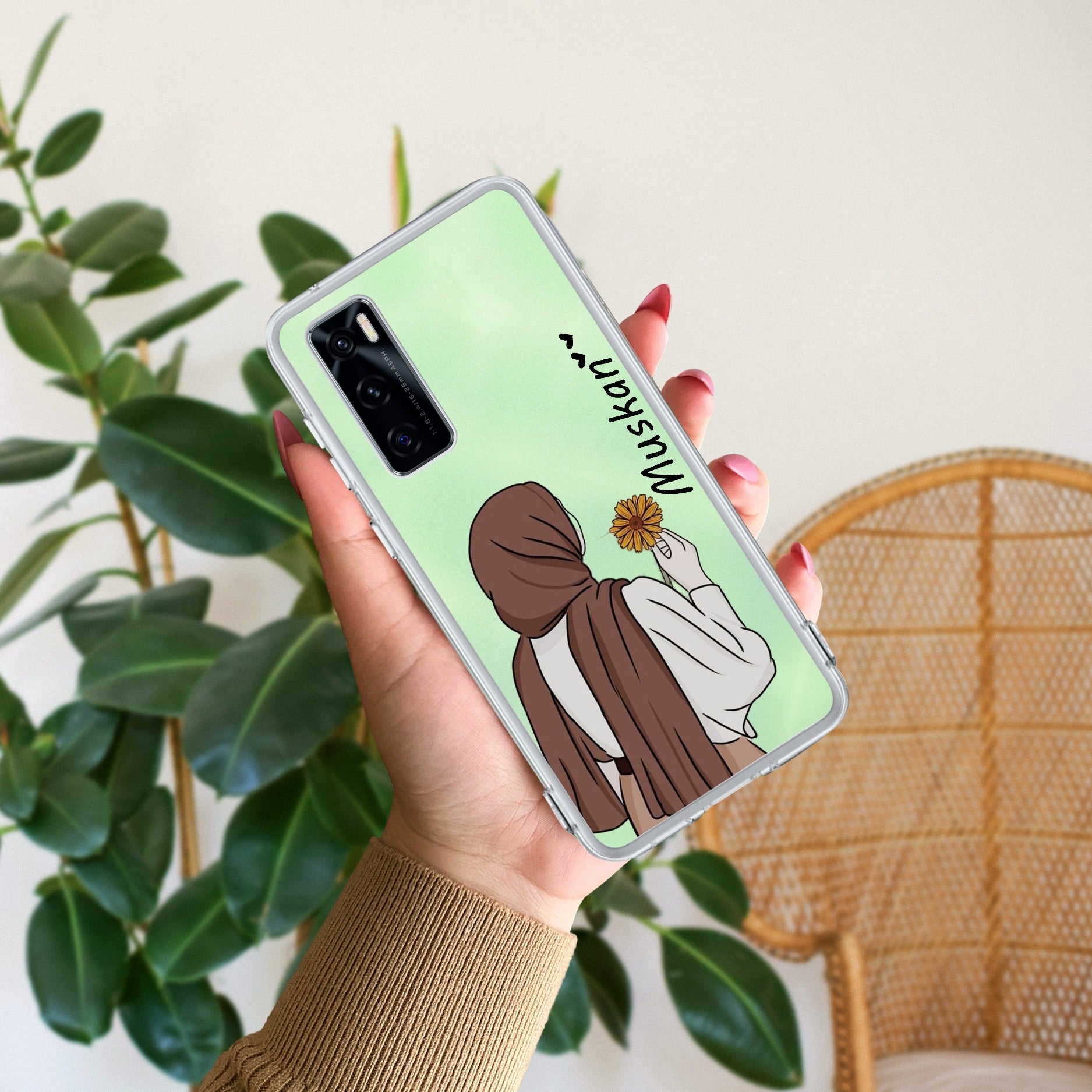 We Bare Bears Transparent Silicon Case Pink For Vivo X300 Pro 5G