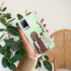 Personalized Hijab Girl Transparent Silicon Case V2 For Vivo V21 5G