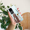 Personalized Hijab Girl Transparent Silicon Case V2 For Vivo Y35