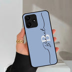 Personalized Initials Azure Glossy Metal Case Cover For Poco - ShopOnCliQ