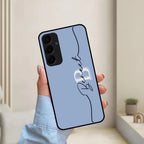 Personalized Initials Azure Glossy Metal Case Cover For Samsung - ShopOnCliQ