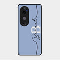 Personalized Initials Azure Glossy Metal Case Cover For Vivo V40 Pro 5G