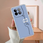 Personalized Initials Azure Silicon Case For iQOO Neo 10 5G