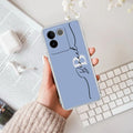 Personalized Initials Azure Silicon Case For Vivo T2 Pro 5G