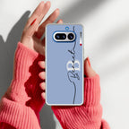 Personalized Initials Azure Anti Yellow Case For Nothing Phone 4A 5G