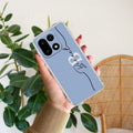 Personalized Initials Azure Silicon Case For OnePlus 15 5G