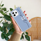 Personalized Initials Azure Anti Yellow Case For Oppo Reno 15 5G