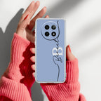 Personalized Initials Azure Silicon Case For Realme P4 5G