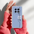 Personalized Initials Azure Anti Yellow Case For Realme 14 Pro Lite 5G