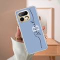 Personalized Initials Azure Silicon Case For Realme 15 Pro 5G