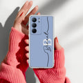 Personalized Initials Azure Silicon Case For Realme Narzo 80 Lite 5G