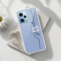 Personalized Initials Azure Silicon Case For Redmi Note 12 5G