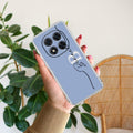 Personalized Initials Azure Silicon Case For Redmi Note 14 Pro 5G
