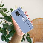 Personalized Initials Azure Silicon Case For Redmi Note 9 Pro / Redmi Note 9 Pro Max / Redmi Note 10 lite