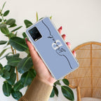 Personalized Initials Azure Anti Yellow Case For Vivo T1x