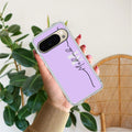 Personalized Initials Lavender Silicon Case For Google Pixel 10 Pro