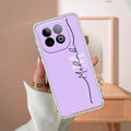 Personalized Initials Lavender Silicon Case For iQOO Neo 10 5G