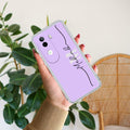Personalized Initials Lavender Silicon Case For iQOO Z9s 5G
