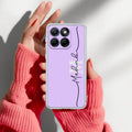Personalized Initials Lavender Anti Yellow Case For Motorola Edge 60 Stylus 5G