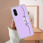 Personalized Initials Lavender Silicon Case For OnePlus - ShopOnCliQ