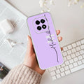 Personalized Initials Lavender Anti Yellow Case For Oppo F29 5G