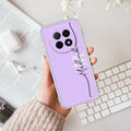 Personalized Initials Lavender Silicon Case For Oppo F29 Pro 5G