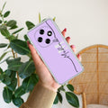 Personalized Initials Lavender Anti Yellow Case For Oppo F31 Pro 5G