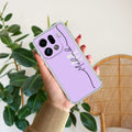 Personalized Initials Lavender Anti Yellow Case For Oppo Find X9 Pro 5G
