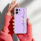 Personalized Initials Lavender Anti Yellow Case For Oppo K13 5G