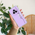 Personalized Initials Lavender Anti Yellow Case For Realme 14 Pro Plus 5G