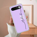 Personalized Initials Lavender Anti Yellow Case For Realme 16 5G